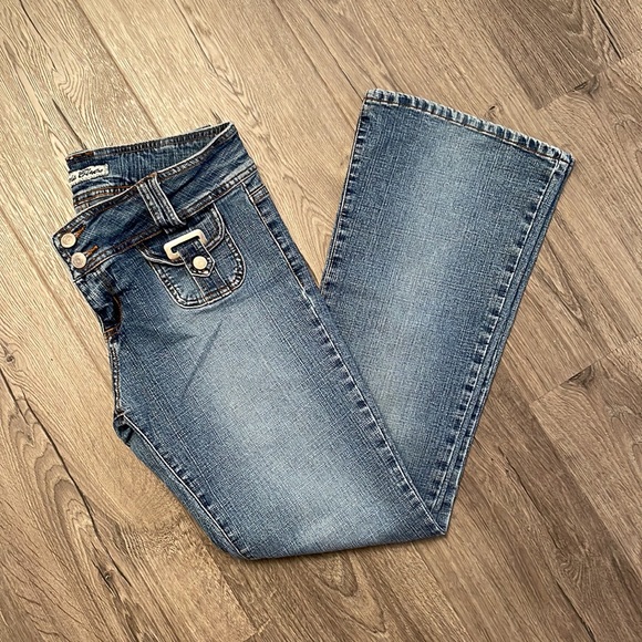 Paris Blues Denim - Paris Blues 80% cotton flare denim pants jeans size 11